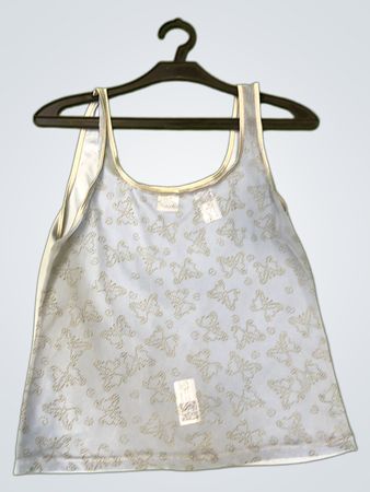 MAGGIE MOON Light Blue Butterfly Print Tank Top