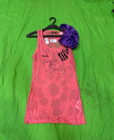 Killah Damen Pinkes Polka Dot Tanktop
