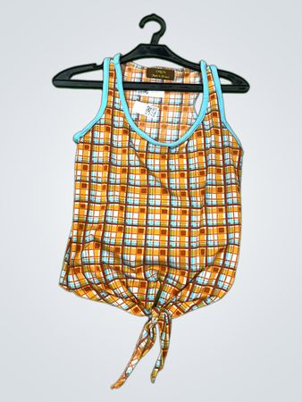 OReme Made in France Plaid Tanktop