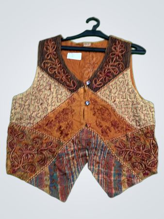 Boho Patchwork Weste
