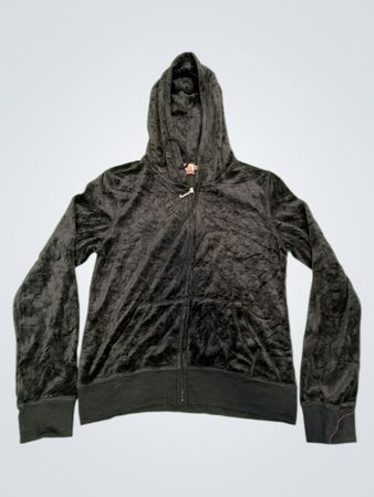 Upcycled Juicy Couture Velours-Hoodie