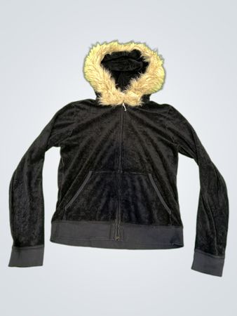 Upcycled Juicy Couture Velours-Hoodie