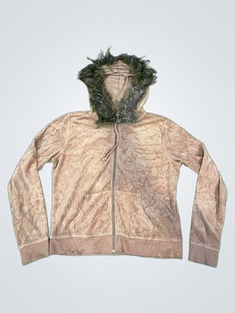 Upcycled Juicy Couture Velour Hoodie