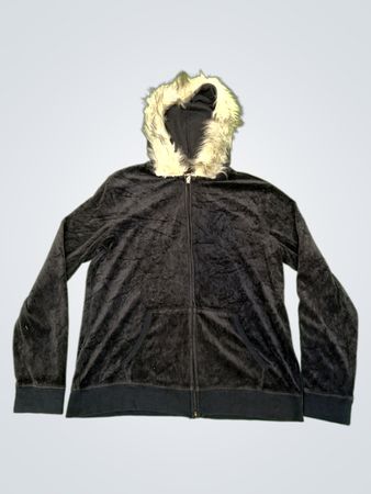 Wiederverwerteter Juicy Couture Velours-Hoodie