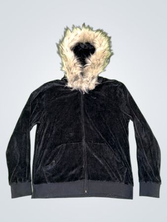 Upcycled Juicy Couture Velours-Hoodie