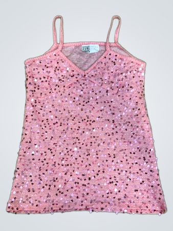 Upcycled Pink Sequin Dress