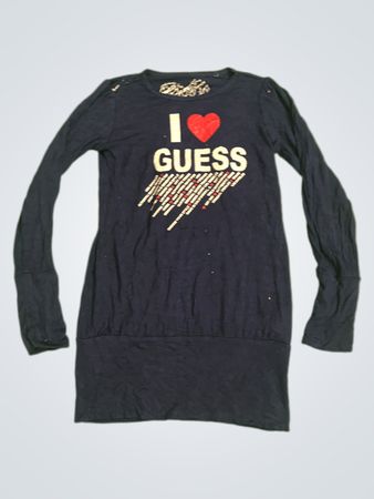 Guess Langarm T-Shirt Kleid