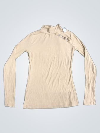 Pimkie Ripp-Mockneck Langarmshirt