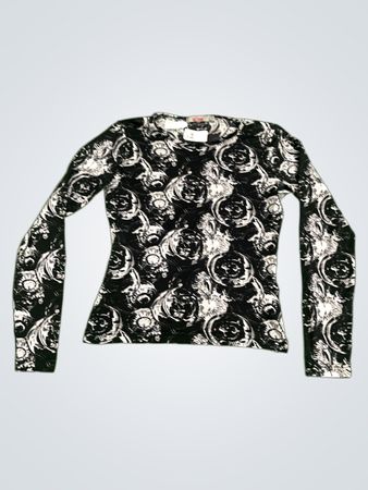 S.Oliver Langarm-Graphic-Top