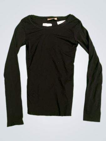 LINDEX Schwarzes Langarmhemd