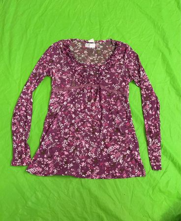 Eteye Vintage Vanguard Floral Print Langarmoberteil