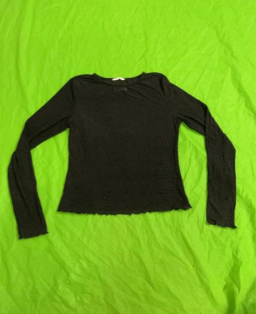 Reserved Langarm-Mesh-Top