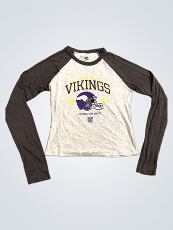 NFL Minnesota Vikings Raglan Langarm-T-Shirt