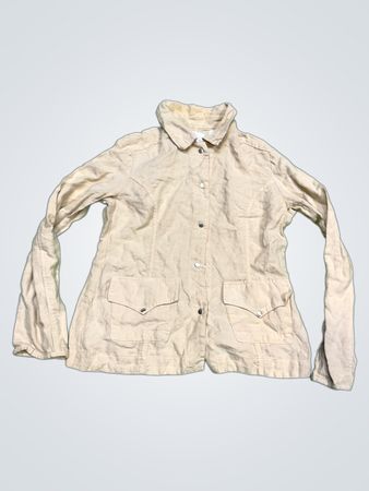 Vintage Vanguard Beige Knopfjacke