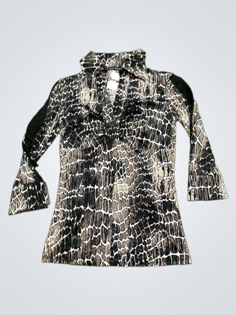 LE GROUP Damen Tiermuster Top
