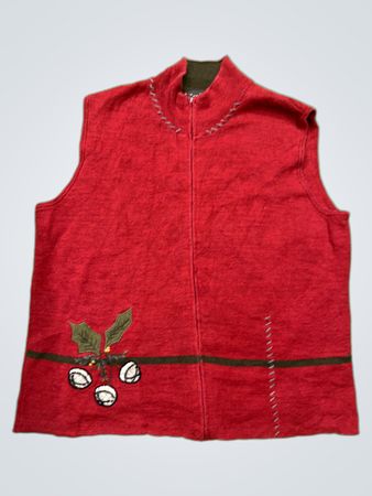 Woolrich Damen M Rote Weste