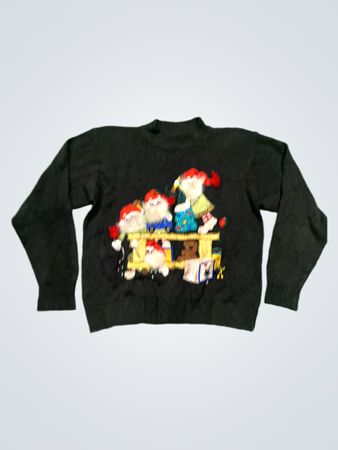 Work in Progress von Gladys Bagley Weihnachts-Pullover