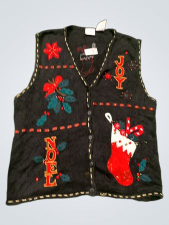 Bobbie Brooks Damen hässliche Weihnachts-Pullover-Weste