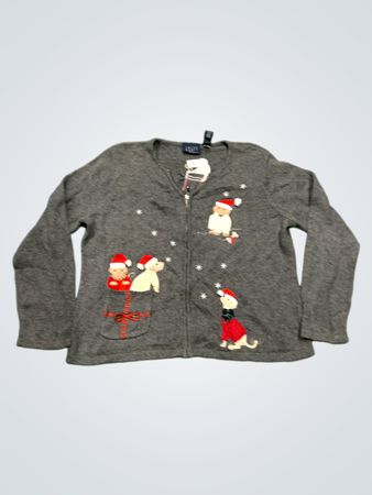 Crazy Horse A Liz Claiborne Company Damen Weihnachtspullover