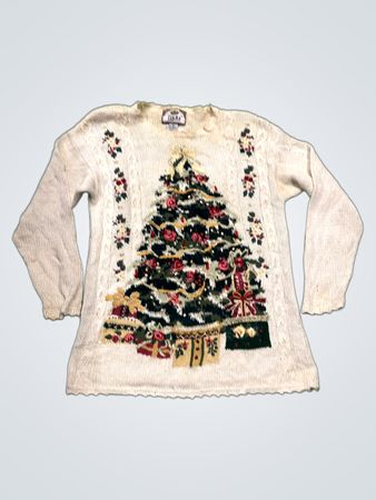 TIARA INTERNATIONAL Damen Weihnachtsbaum Pullover