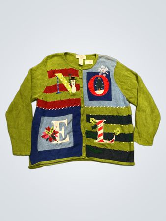 Heirloom Collectibles Weihnachtskollektion Damen grüner Pullover
