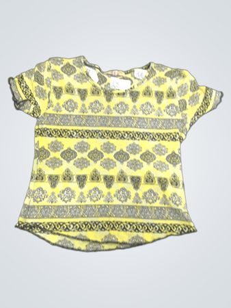 MORE & MORE JUNIOR Gelbes gemustertes T-Shirt