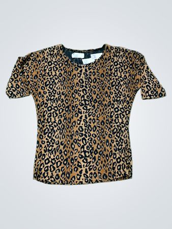Oberteil mit Leopardenmuster