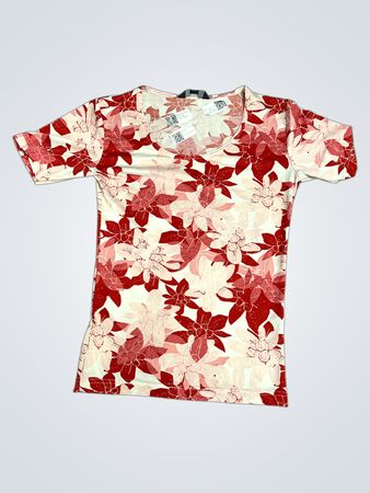 TCM T-Shirt mit floralem Aufdruck