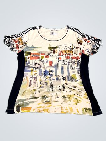 BAGORAZ Damen T‑Shirt mit Grafikdruck
