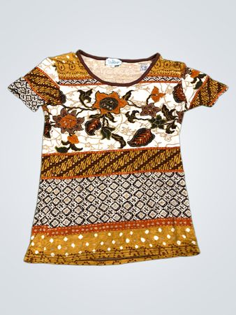 Scottage Damen Batikprint-T-Shirt