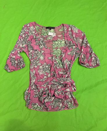Coast Rosa Bluse mit Blumenmuster