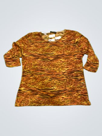 Janice Tiger Print Top