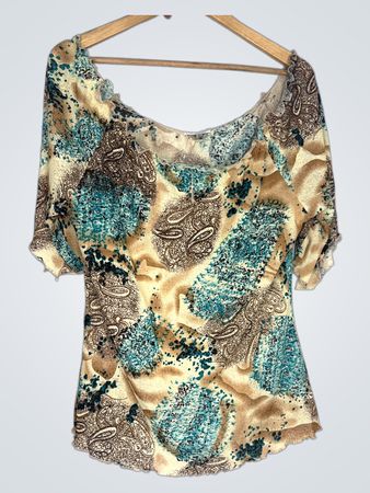 All Things Paisley Print Top