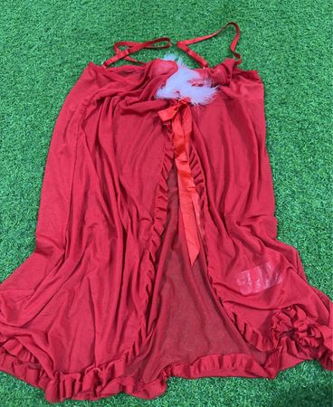 Red Loungewear Chemise