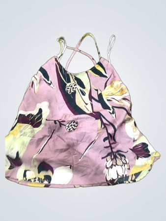 Floral Patterned Pink Fabric
