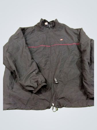 Black Jacket with Red Stripe