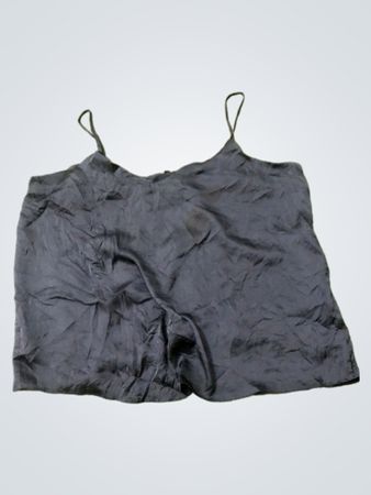 NEW LOOK Black Cami Top Size 16
