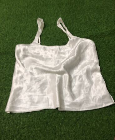 White satin camisole