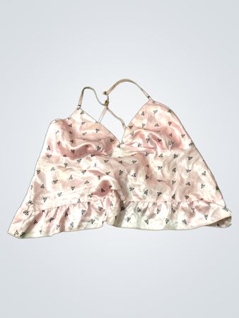 Boux Avenue Pink Heart Print Cami Top