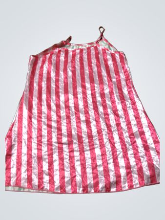 Pink and White Striped Nightgown
