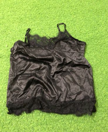 Black lace trim camisole
