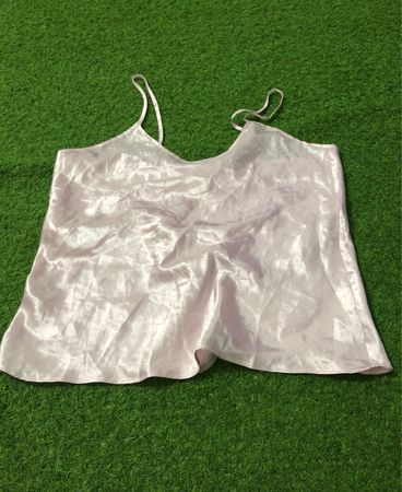 Pink Satin Cami Top