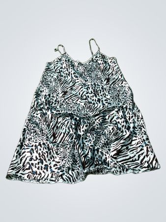 Animal Print Slip Dress