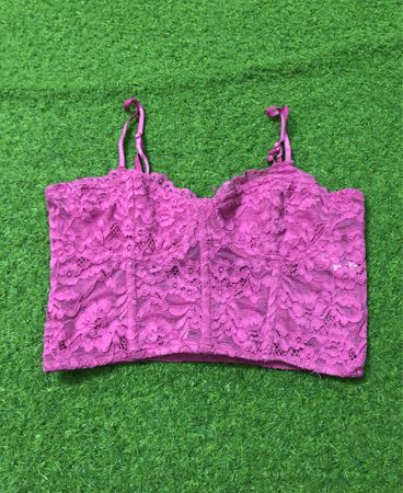Pink Lace Bralette