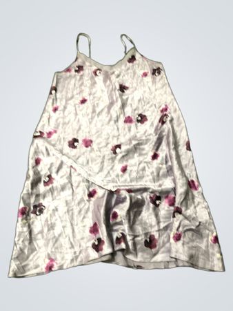 Satin Slip Dress with Floral Print