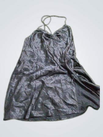 Black slip dress