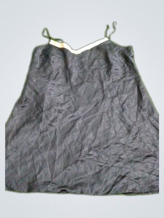 Black slip dress