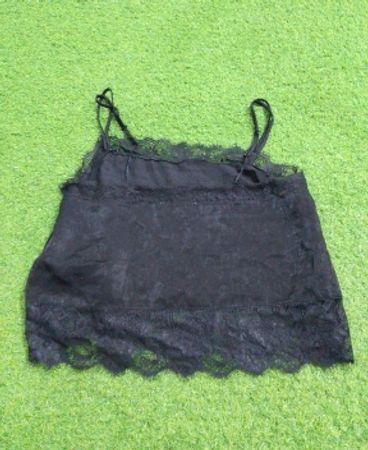 PULL&BEAR Black Lace Trim Camisole