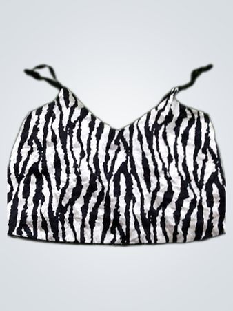 Zebra print camisole top