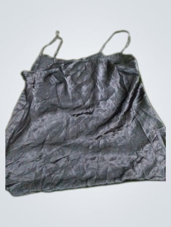 Black Satin Slip Dress